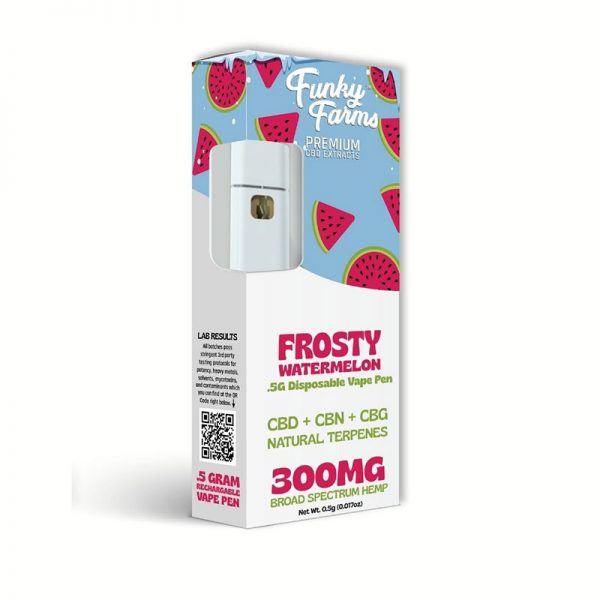 Funky Farms - Frosty Watermelon - CBD Vape Pen - 300mg