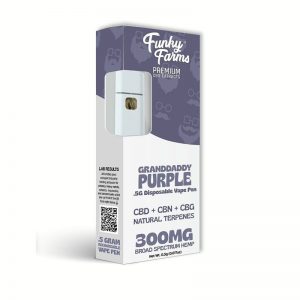 Funky Farms - Grand Daddy Purple - CBD Vape Pen - 300mg