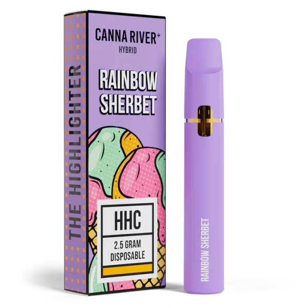 Canna River - HHC - HIGHLIGHTER - RAINBOW SHERBET - 2.5G - Disposable