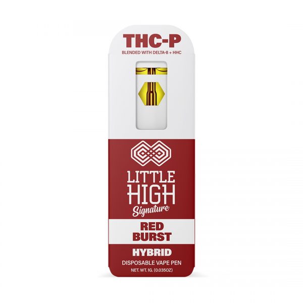 little-high-thcp-red-burst-disposable-pen-front