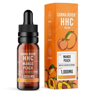 HHC Tincture, Canna River, HHC Tincture 1000mg, HHC Tincture 15mg, HHC Tincture Mango Peach