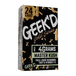 GEEK’D, GEEK’D EXTRACTS, GEEK’D EXTRACTS thailand, GEEK’D EXTRACTS 24k gold series, GEEK’D EXTRACTS MASTER KUSH, GEEK’D EXTRACTS INDICA, GEEK’D EXTRACTS disposable
