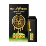 Muha Meds, THC Disposable, Green Apple Elixir, Hybrid 2000 MG