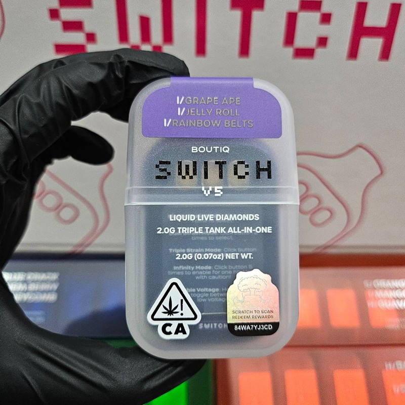 boutiq switch v5 disposable vape review Boutiq Switch ORB V5 2G Disposable main image 0