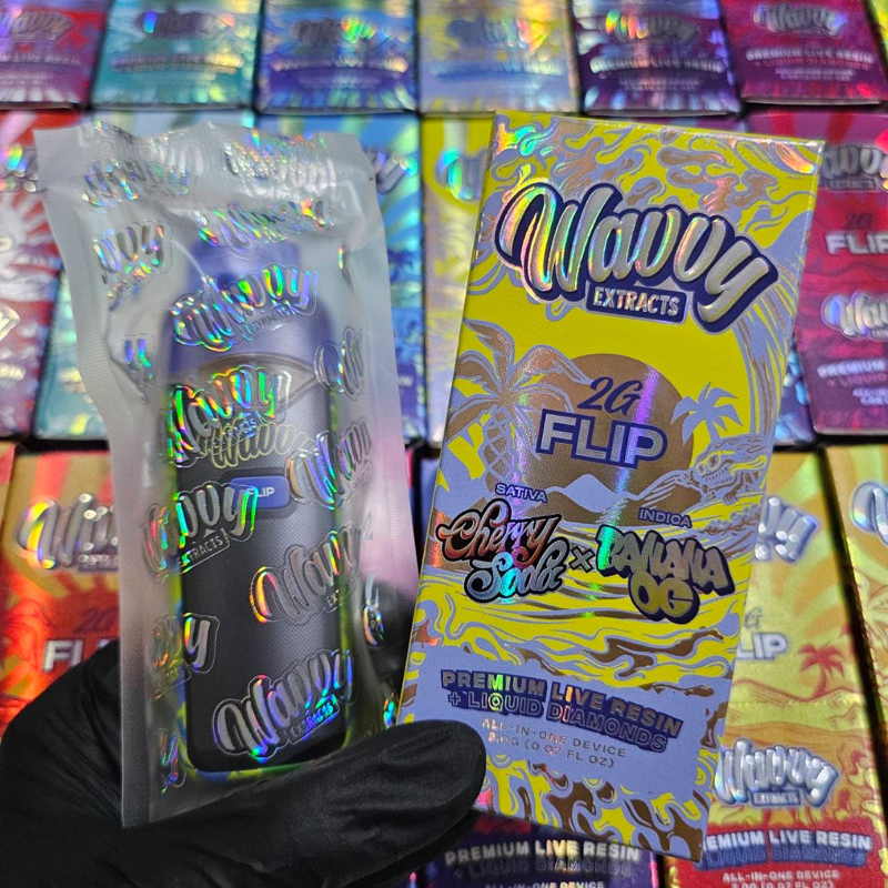 Wavvy - THC Disposable - 2G - Cherry Soda (S) x Banana OG (I)