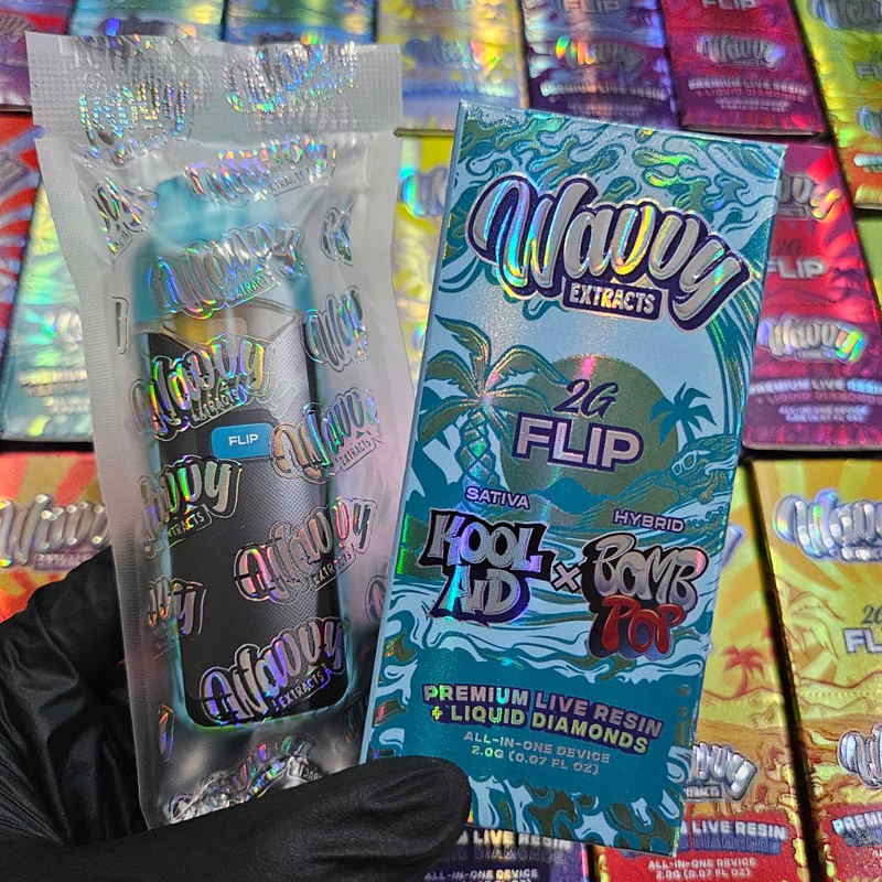 Wavvy - THC Disposable - 2G - Kool Aid (S) x Bomb Pop (H)