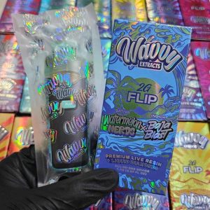 Wavvy - THC Disposable - 2G - Watermelon NERDS (S) x Baja Blast (I)